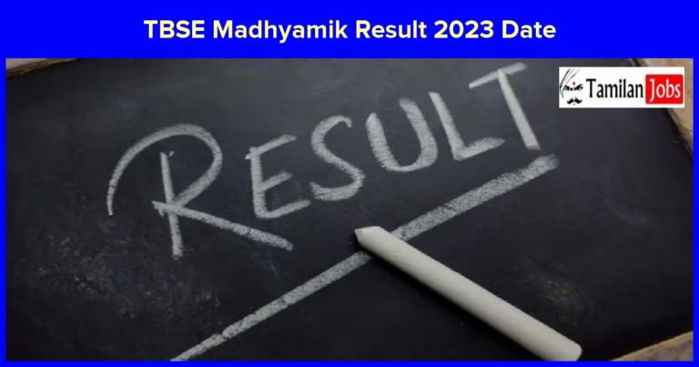 TBSE Madhyamik Result 2023 Date Announced, Tripura Board 10th Results