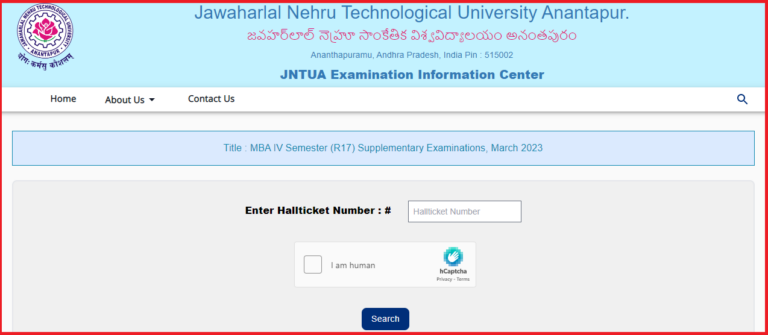 JNTUA MBA 2nd, 4th Sem Result 2023