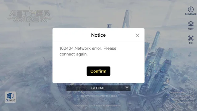 How to Fix Aether Gazer 100404 Error?  And Season Release Date