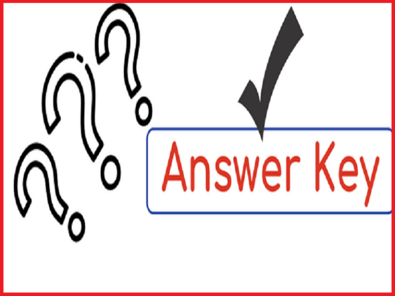 PSSSB Patwari Answer Key 2023