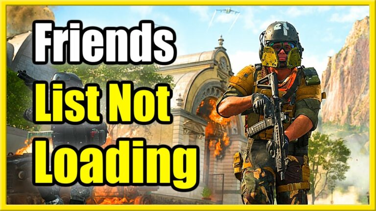 How to Fix Call Of Duty Friends List Not Working: A Complete Guide