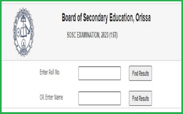 Odisha Class 10th Exam Result 2023