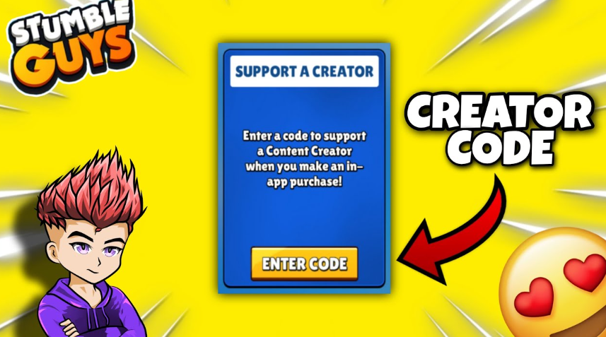 What is the Creator Code? — Stumble Guys Help Center