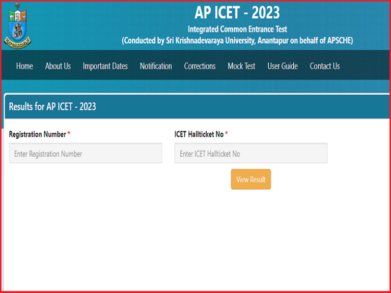 AP ICET Results 2023 Released at cets.apsche.ap.gov.in, Check Details
