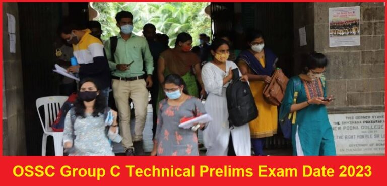 OSSC Group C Technical Prelims Exam Date 2023 Released