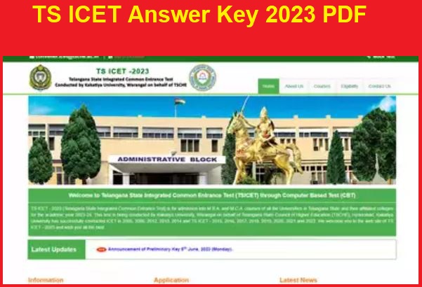 TS ICET Answer Key 2023 PDF Out, Exam Key Objections