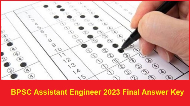BPSC Assistant Engineer 2023 Final Answer Key PDF Released, Download AE Exam Key