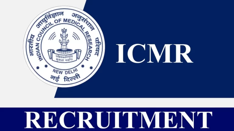 ICMR CAMH Recruitment 2023