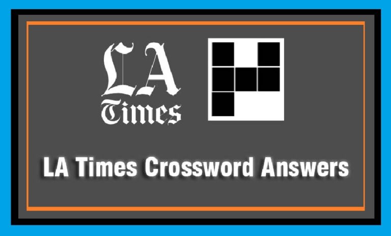 LA Times Crossword September 19, 2023 Clues and Answers