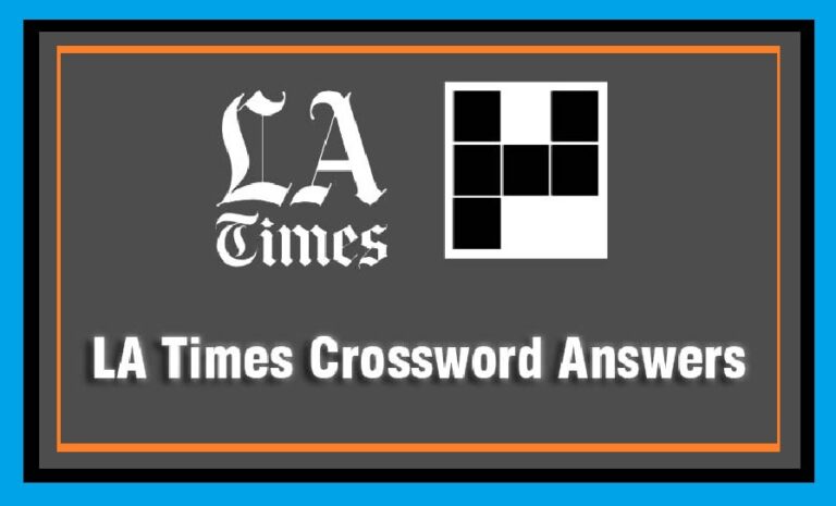 LA Times Crossword September 20, 2023 Clues and Answers
