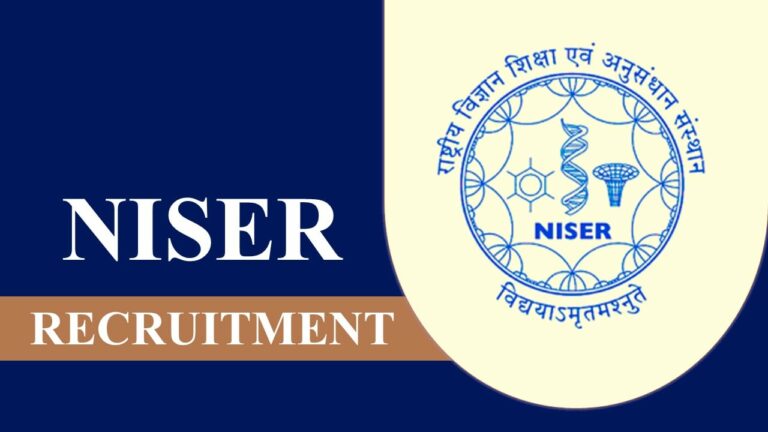 NISER Recruitment 2023
