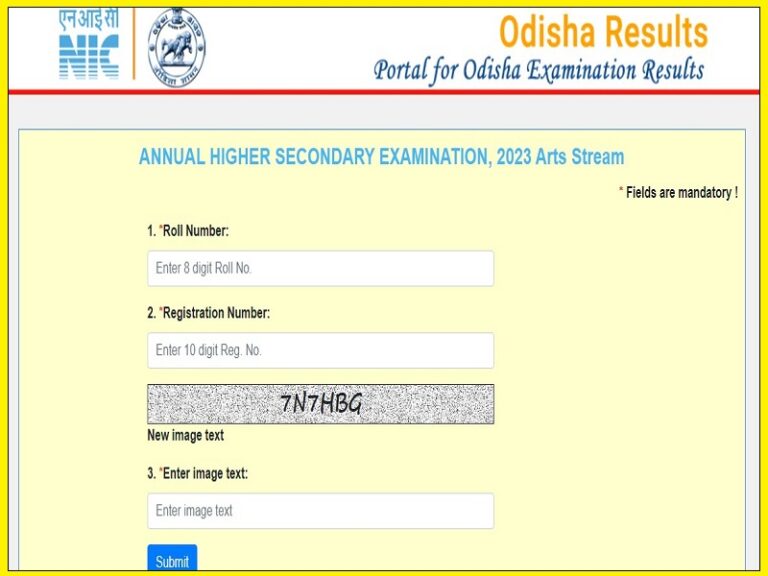 Odisha CHSE 12th Arts Results 2023