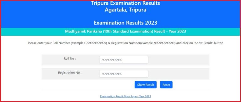 TBSE Result 2023