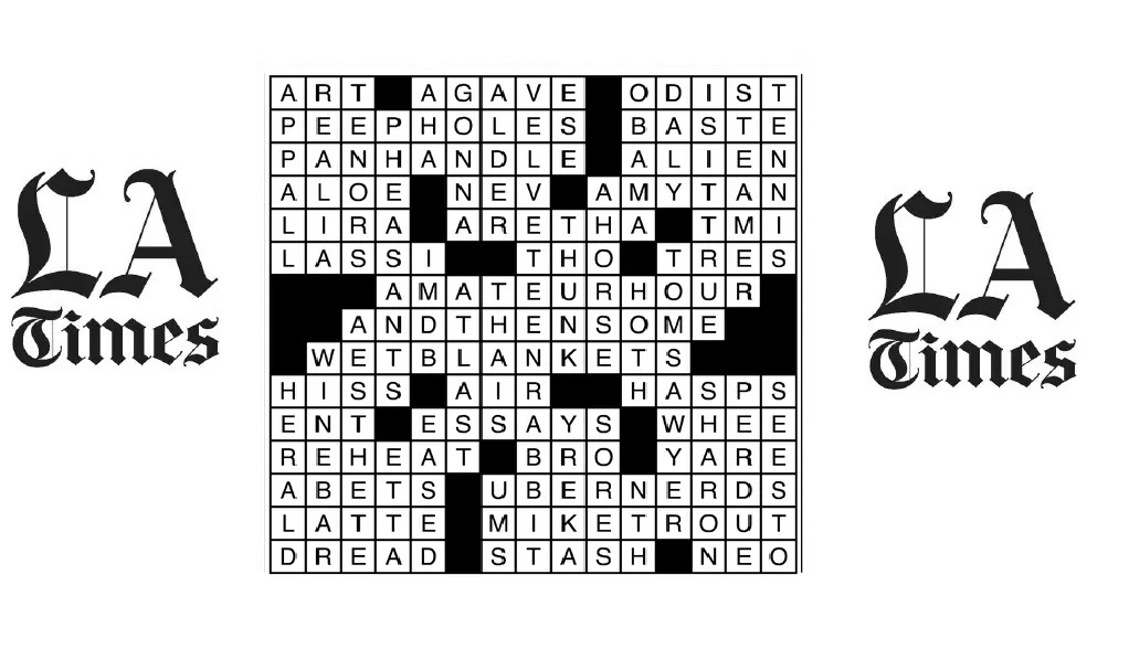 LA Times Crossword June 24 2023 Clues And Answers