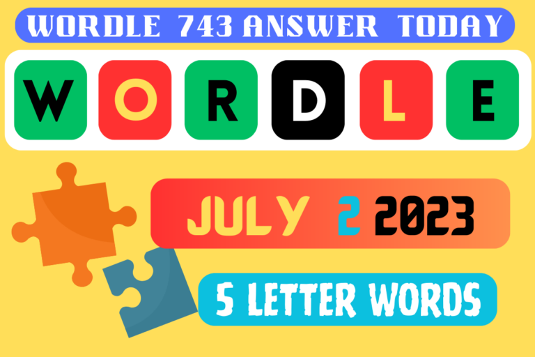 5 Letter Words Wordle 743