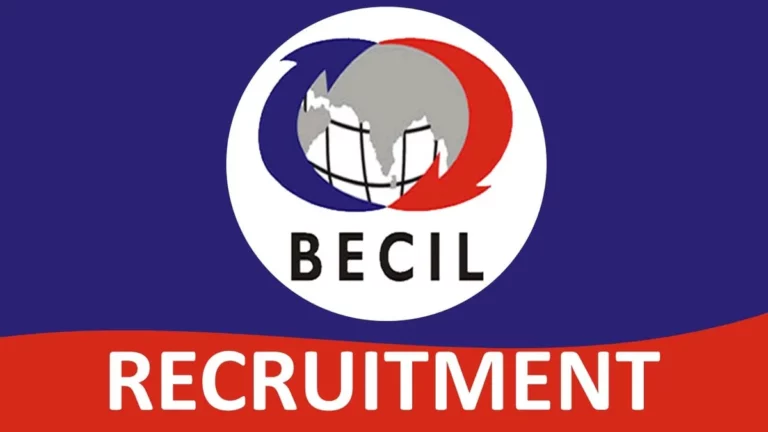 BECIL Recruitment 2023 – Apply for Monitor Jobs, Salary Rs. 44,820/- PM