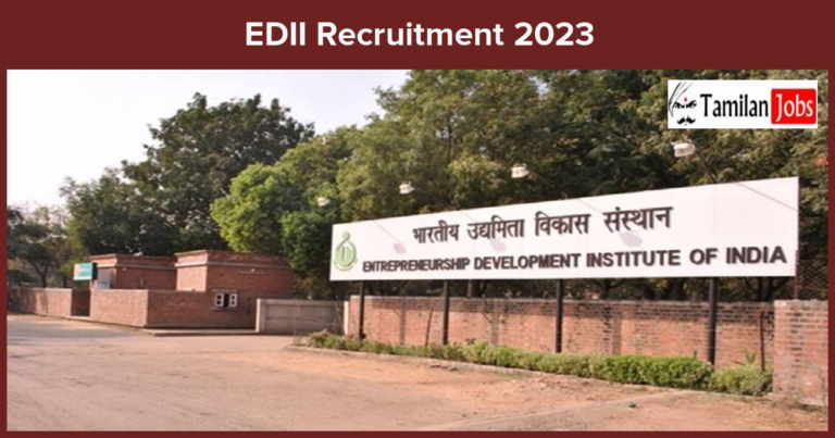 EDII Recruitment 2023