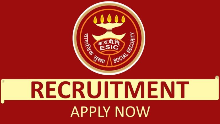 ESIC Rajasthan Recruitment 2023