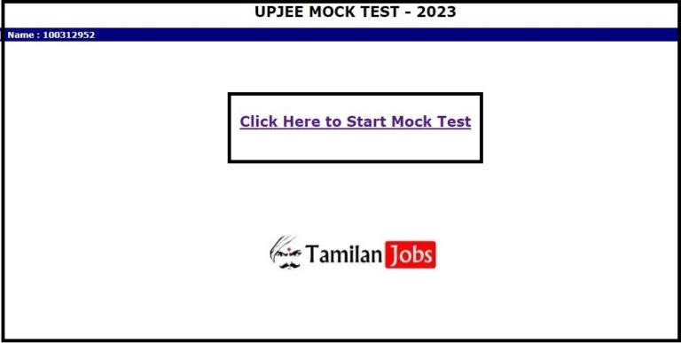 JEECUP 2023 Mock Test