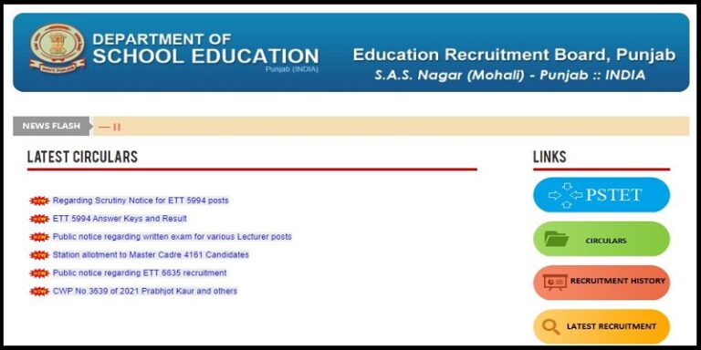 Punjab Education Recruitment 2023