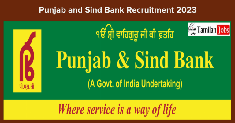 Punjab and Sind Bank Recruitment 2023