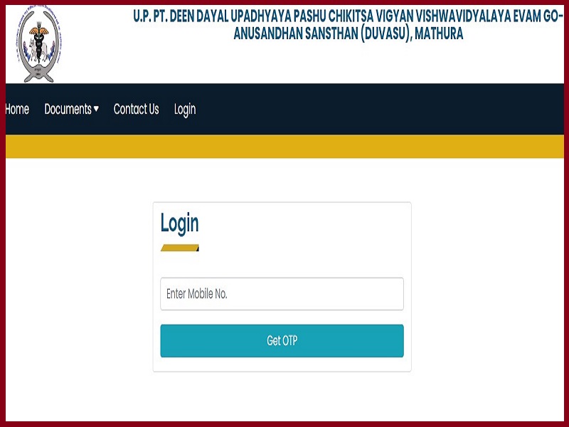 UP Veterinary Entrance Exam Admit Card 2023 (Out) Download Hall Ticket