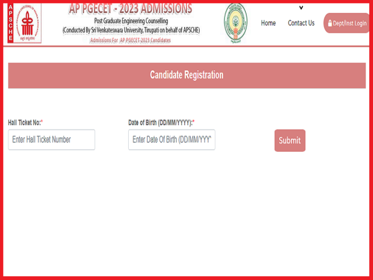 AP PGECET 2023 Counselling Registration Opens