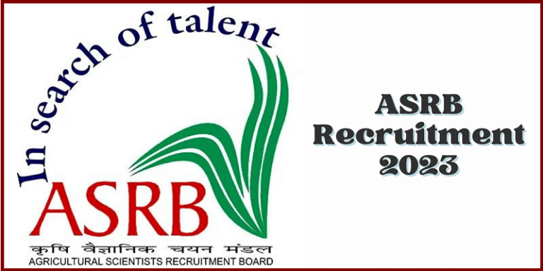 ASRB Recruitment 2024