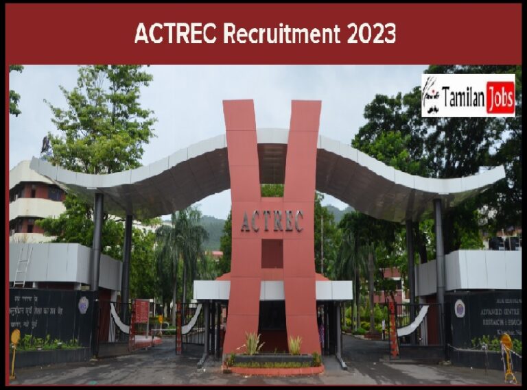ACTREC Recruitment 2023 (Out): Lab Technician Posts, Direct Interview Only!