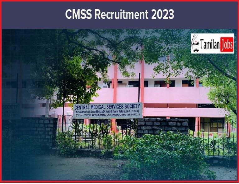CMSS Recruitment 2023 (Released): Manager Jobs, Apply Now!