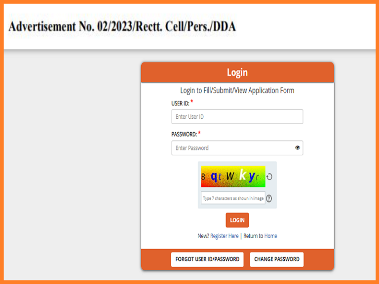 DDA Admit Card 2023 (Released) Download Hall Ticket @ dda.gov.in