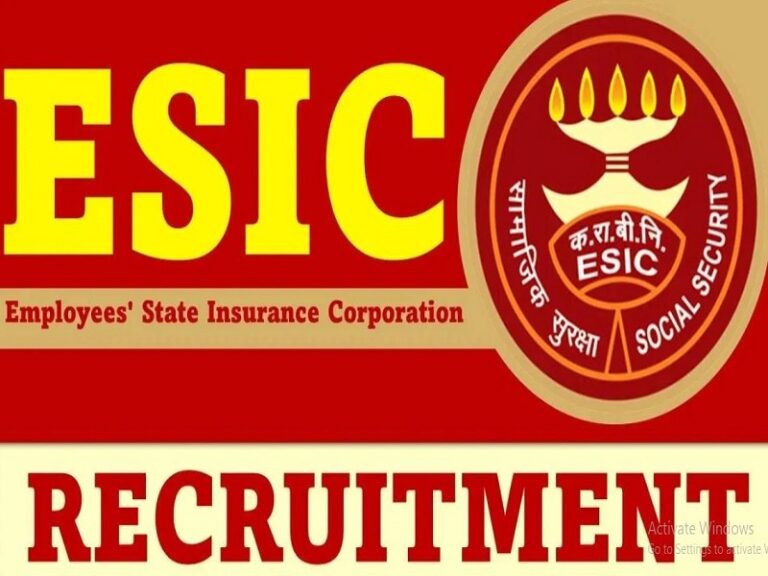 ESIC Karnataka Recruitment 2023