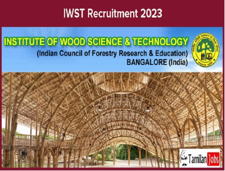 IWST Recruitment 2023 (Out): Driver, Technician Posts!