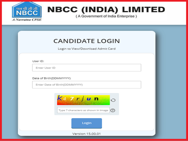 NBCC Admit Card 2023