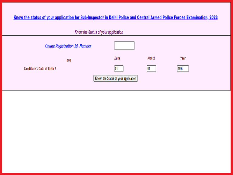 SSC CPO Admit Card 2023