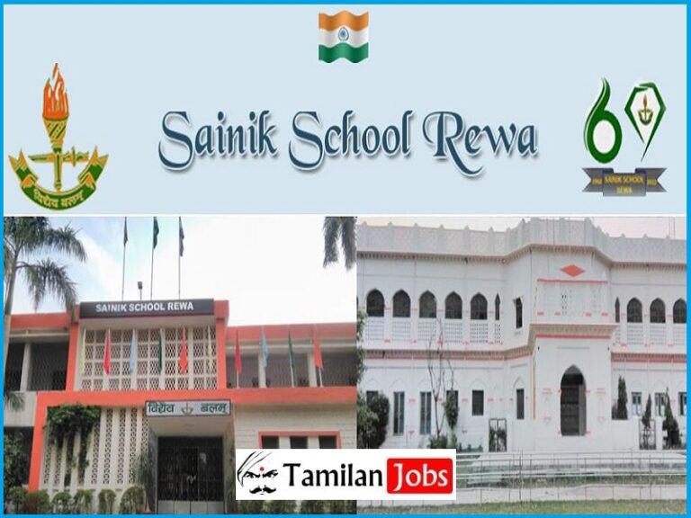 Sainik School Rewa Recruitment 2023