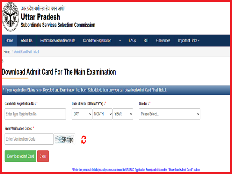 UPSSSC Mukhya Sevika Admit Card 2023