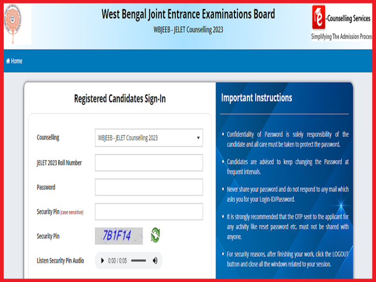 WBJEE JELET 2nd Round Seat Allotment 2023