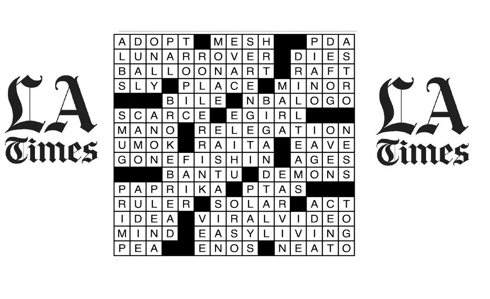 La Times Crossword September 2 2023 Clues And Answers