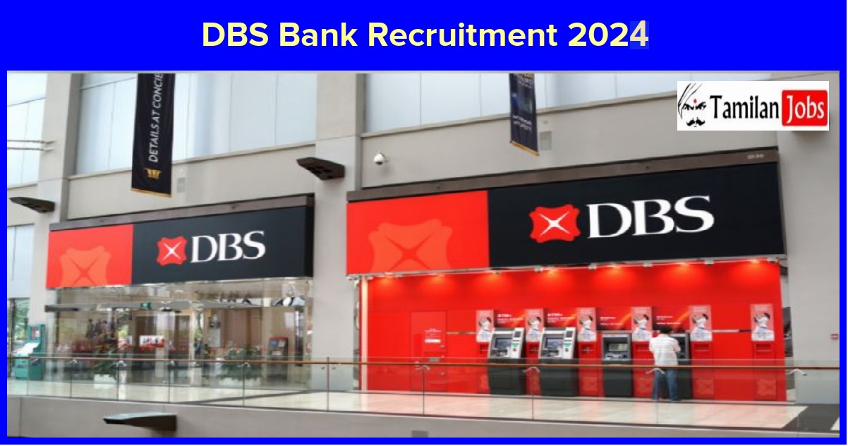 Dbs Bank Recruitment 2024