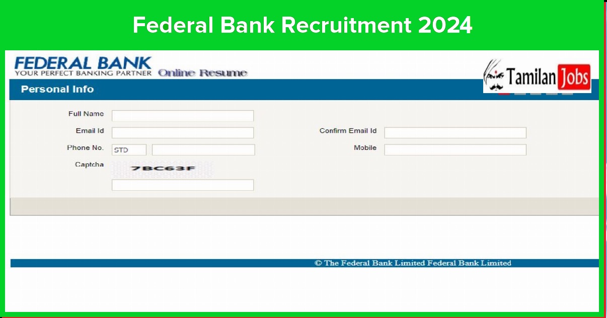 Federal Bank Recruitment 2024