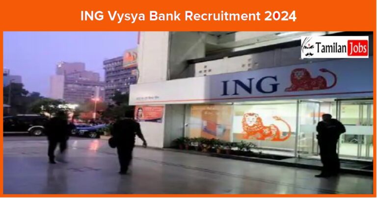 ING Vysya Bank Recruitment 2024