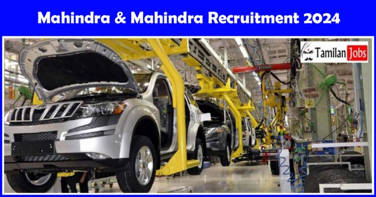 Mahindra & Mahindra Recruitment 2024