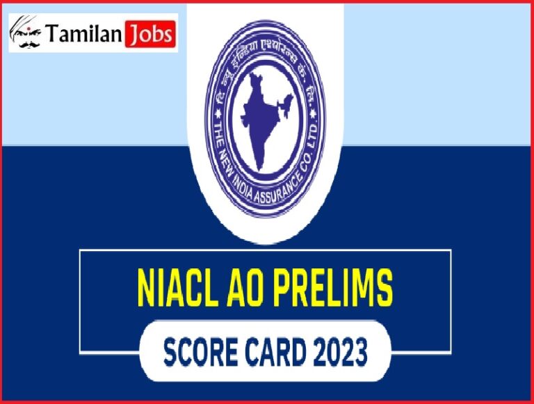 NIACL AO Score Card 2023 (Out)
