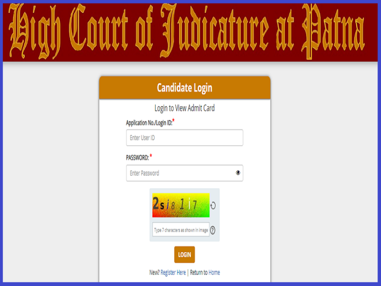 Patna High Court Personal Assistant Admit Card 2023
