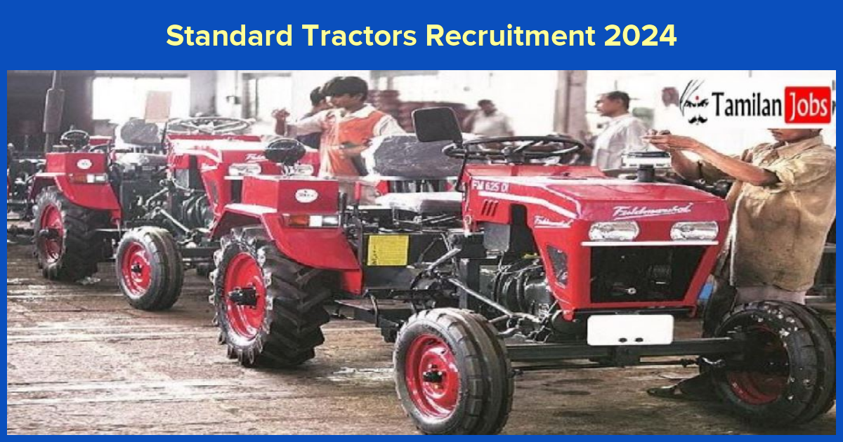 Standard Tractors Recruitment 2024