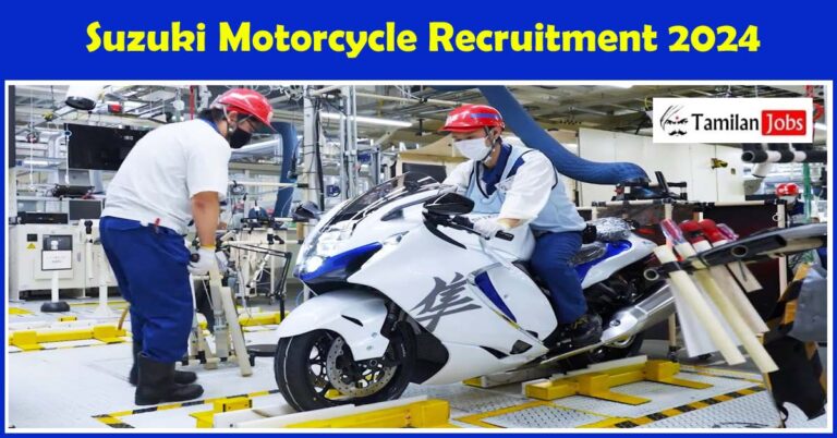 Suzuki Motorcycle Recruitment 2024