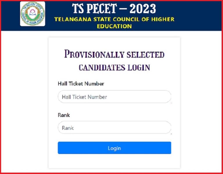 TS PECET Counseling 2023 Phase 1 Allotment Result
