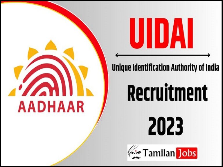UIDAI Recruitment 2023