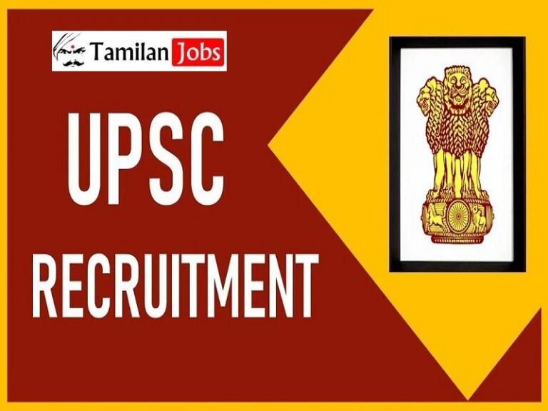 UPSC Recruitment 2024